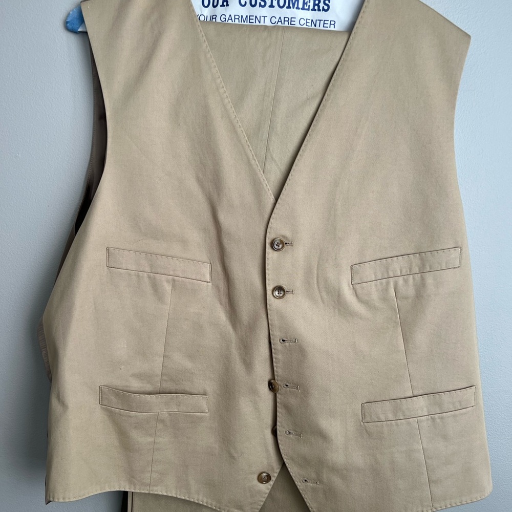J.Crew Vest & Pants - worn once & dry cleaned